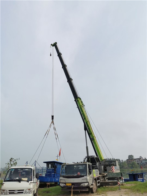 纳雍县桥梁建设吊装案例